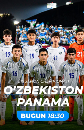 O'zbekiston - Panama U-17 11.11.2025 jonli efir